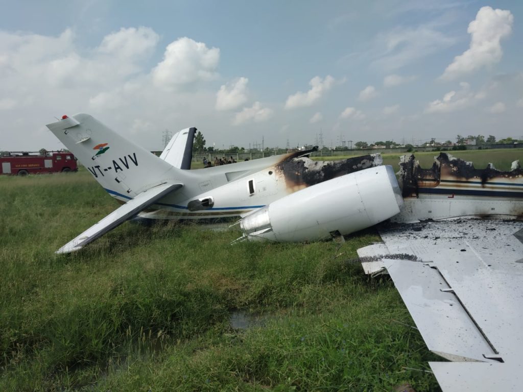 Aircraft Crash Aligarh