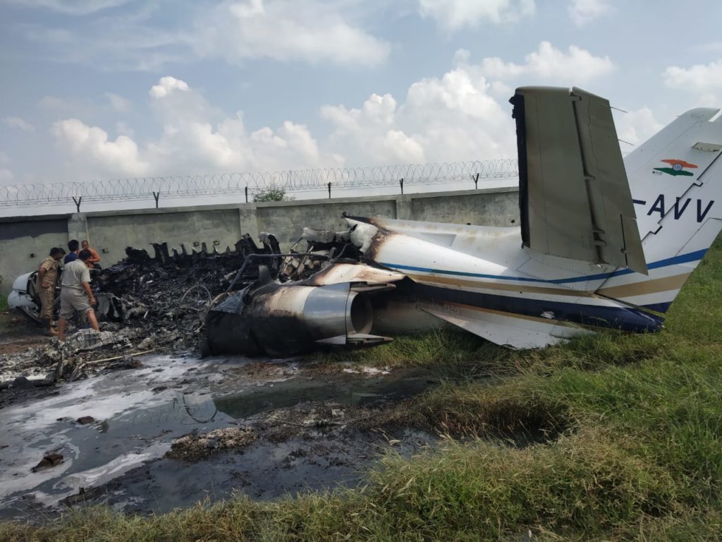 Aircraft Crash Aligarh