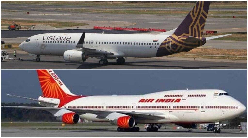 Vistara and Air India to combine