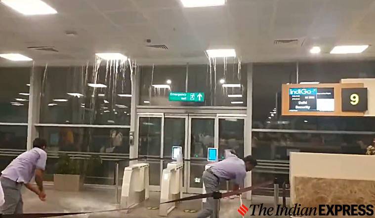 heavy rainfall at bengaluru airport